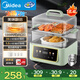 美的（Midea）電燉鍋電蒸鍋 火鍋電燉盅煲湯輔食燕窩14.8L隔水燉0涂層不銹鋼內膽 燉蒸煮一體多功能鍋 DZC18J56