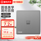 曼科（MANK） 開關(guān)插座面板J53碳晶灰一開五孔多孔86型暗裝usb空調(diào)網(wǎng)線插座 一位六類電腦