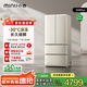 小吉（MINIJ）[國家補貼20%]508L法式奶油風復(fù)古冰箱客廳廚房一級能效除菌干濕分儲變溫低噪BCD-JF508WB PLUS