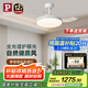 Paulmann P德國柏曼隱形風(fēng)扇燈全光譜護眼吊扇燈客廳餐廳臥室靜音遙控?zé)? title=