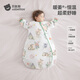 貝肽斯睡袋嬰兒春秋恒溫新生兒童寶寶睡袋一體式防踢被驚跳包被發(fā)熱神器 天竹×恒溫【春秋雙層 室溫20-26°】靈鹿迎晨 S碼【適合身高55-70cm】建議年齡0-9個(gè)月