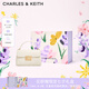 CHARLES&KEITH氣質通勤菱格手提包斜挎包生日禮物七夕禮物CK2-50701578 Cream奶白色 S
