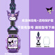 童語(yǔ)適用小天才電話(huà)手表Z11/Z10/Z9/Z8/Z8A/Z7S/Z6Pro少年版/Q2A/D3/N5/Q3卡通掛脖表繩套殼硅膠加長(cháng) 【下方有型號】庫洛咪紫色掛繩+透明保護殼 適用型號：Q3A/Q2A