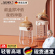 煦凜德國品牌奶瓶0-6個(gè)月防脹氣翻蓋嬰兒玻璃奶瓶奶瓶奶嘴套裝0到6個(gè) 150ml玻璃240ml玻璃組合套裝 0-7個(gè)月