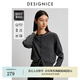 迪賽尼斯（DESIGNICE）2024冬季新款氣質(zhì)千金風(fēng)灰色羊毛開(kāi)衫圓領(lǐng)長(zhǎng)袖毛針織衫女 灰色 L