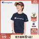 Champion【涼感科技】冠軍男女童短袖T恤2025夏季新款大小童親子裝上衣