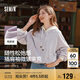 森馬外套女短款寬松純色夾克2025春秋復(fù)古休閑棒球領(lǐng)109125108005