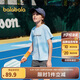 巴拉巴拉兒童短袖套裝2025童裝夏季男大童兩件套休閑運動(dòng)速干208225119114