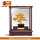 秦庭瀾境足金金箔擺件招發(fā)財搖錢樹開業(yè)喬遷禮物高檔工藝品辦公室桌面裝飾 大號櫥窗搖錢樹29*17*36CM