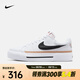耐克（NIKE）Court Legacy Lift女鞋厚底小白鞋松糕鞋戶外運動鞋耐磨潮流板鞋 DM7590-100 37.5
