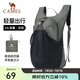 駱駝（CAMEL）戶外運動雙肩包騎行背包輕便可折疊跑步皮膚包男女登山旅游包