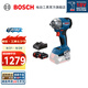 博世（BOSCH）GDS 18V-350專業(yè)鋰電無刷沖擊扳手大力矩套筒電動風(fēng)炮 【推薦】雙電版（4.0Ah×2）