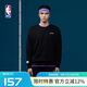 NBApop art系列-春秋新款圓領(lǐng)衛(wèi)衣男女情侶戶外運(yùn)動(dòng)休閑寬松外套 湖人隊(duì)/黑色 L