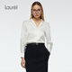 Laurèl【三醋酯纖維】25秋新款緞面蕾絲領(lǐng)襯衫女LWD363C00400 純凈白 S