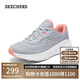 斯凱奇（Skechers）搖搖鞋女春夏跑步鞋網(wǎng)面透氣厚底緩震運(yùn)動(dòng)舒適慢跑鞋休閑鞋129365