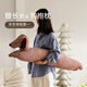 賽波斯臘長(cháng)狗抱枕靠枕卡通高級公仔長(cháng)條抱枕床上沙發(fā)睡覺(jué)夾腿玩偶 臘長(cháng)狗（紅絨絨） 120cm*25cm 含枕芯