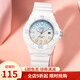 卡西歐（CASIO） 卡西歐(CASIO)手表 女生運動(dòng)系列橡膠帶石英兒童學(xué)生表情侶表 LRW-200H-2E2V