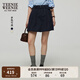 Teenie Weenie小熊半身裙女2025年夏季新款甜美活力時(shí)髦花苞短裙 藏青色 S