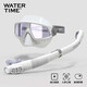 WATERTIME/水川 潛水鏡浮潛三寶套裝全干式呼吸管器近視潛水游泳裝備平光