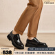 皓頓（HAUT TON）[王以太同款]布洛克增高商務(wù)休閑正裝皮鞋男4323