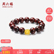 周六福金蟾黃金轉(zhuǎn)運(yùn)珠男紫檀手串七夕情人節(jié)禮物定價(jià)ADXY193829金重約1g