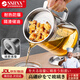 SSIIXX日本品牌油壺防漏油罐過(guò)濾油渣壺油瓶家用廚房豬油罐漏油網(wǎng)壺玻璃1000ml玻璃過(guò)濾壺