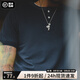 馬登工裝美式肌肉cleanfit重磅亨利衫純棉老錢風(fēng)阿美咔嘰短袖T恤男夏 藏青色 XL （180/100A）