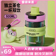 BABLOV兒童吸管杯玻璃水杯便攜耐高溫學(xué)生牛奶杯子500ml