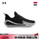 安德瑪（UNDERARMOUR）春夏CURRY 12庫(kù)里男女情侶緩震運(yùn)動(dòng)籃球鞋3027634 黑色001 42.5