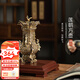 禮司府河南博物院 蓮鶴方壺銅擺件手工桌面擺件博物館文創(chuàng  )伴手禮喬遷禮 蓮鶴方壺小擺件-禮盒裝