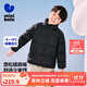 迷你巴拉冬新款男女童輕暖羽絨服寶寶戶(hù)外保暖親子羽絨服外套 黑色90001 120