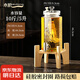 木瑯（mulang）泡酒玻璃瓶帶龍頭泡酒專(zhuān)用罐泡酒壇高檔泡酒瓶酒桶泡酒罐泡酒容器 10斤+不銹鋼龍頭+竹木底座