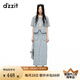 DZZIT【愛(ài)心老花】地素短外套夏季提花工藝牛仔上衣女 藍(lán)色(外套) S