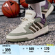 adidas ENTRAP休閑低幫運(yùn)動(dòng)板鞋少年感復(fù)古籃球鞋男女阿迪達(dá)斯   漢玉白/巖層橄欖綠/銀灰綠   41