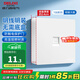 德力西（DELIXI）明裝插座面板 CD158多孔86型明線插座五孔插座大功率明盒開關(guān)插座 電腦插座