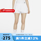 耐克（NIKE）女子短裙夏季速干褶裥網(wǎng)球運動半身裙不對稱百褶裙(含打底) DR6850-100 S