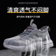 ziyuanju勞保鞋男款2026夏季透氣輕便耐磨厚底運動(dòng)百搭軟底工地工作鞋男 灰色 42 (260mm)