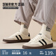 Semir男鞋復(fù)古德訓(xùn)鞋男秋季新款簡約休閑鞋板鞋男STH243039 米黑 42