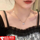 滿鉆蝴蝶項鏈女生夏季輕奢小眾設計高級感鎖骨鏈精致百搭爆款頸鏈 蝴蝶項鏈