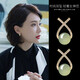 QPQK中式和田玉耳釘2025年新款爆款高級感耳環(huán)綠色翡翠耳飾送媽媽禮物 金青玉耳釘
