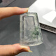 冰種飄花翡翠吊墜意境山水牌玉墜高冰飄綠翡翠處理玉石掛件送禮款