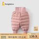 童泰冬季5個(gè)月-4歲嬰兒衣服寶寶外出褲子兒童羽絨褲保暖褲子 紅色 110 cm
