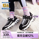 Skechers斯凱奇熊貓鞋2021冬季女童老爹鞋兒童運(yùn)動(dòng)鞋加絨鞋子302539L