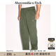 ABERCROMBIE & FITCH男裝24春秋經(jīng)典小麋鹿抓絨美式baggy風運動衛(wèi)褲長褲KI134-4099 綠色 L (180/86A)