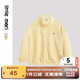 little mori小森林兒童時(shí)尚休閑外套寶寶柔然舒適上衣春夏外套 黃色 90cm
