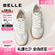 百麗（Belle）散文詩復(fù)古德訓(xùn)鞋女簡約百搭情侶同款休閑鞋B0992AM5 【翟瀟聞同款】灰色-女款 37 (235mm)