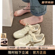 CAMILA KSENIA阿甘鞋女士2025新款夏季百搭輕便薄款透氣小白鞋休閑運(yùn)動(dòng)鞋子品牌 卡其色 37