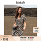 ba&sh bash法式氣質(zhì)v領(lǐng)短袖碎花茶歇連衣裙多色女1E22TAIS NOIR S (0)