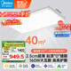 美的（Midea）真超薄吸頂燈客廳臥室燈全光譜led護(hù)眼智控160瓦燈具極光S5包安裝