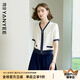 顏域短袖薄款針織衫女2025夏季新款通勤拉鏈設(shè)計(jì)感V領(lǐng)氣質(zhì)上衣女 白色 L